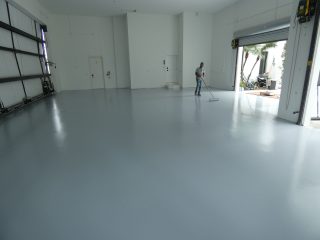 commercial solid color floor coating